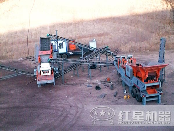 移動站碎石現場 移動站碎石現場