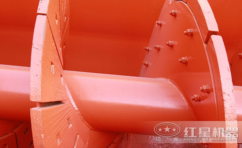 洗砂機的內部 洗砂機的內部