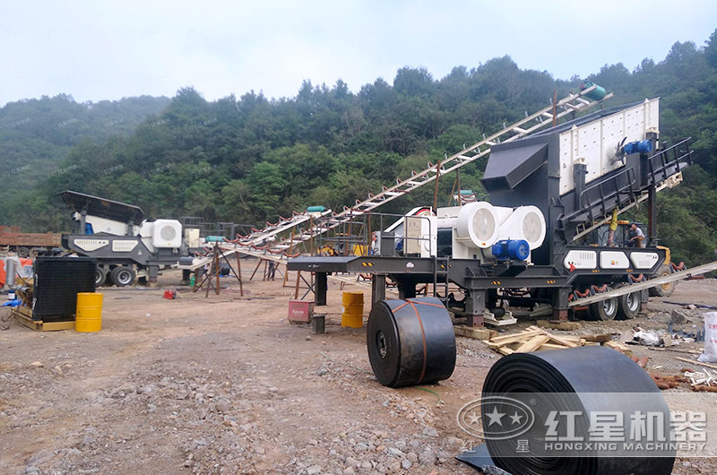 環保節能的小型流動制砂機 環保節能的小型流動制砂機