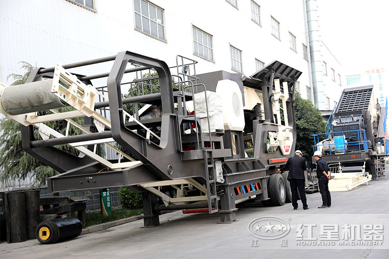 可以移動的大型打石沙機 可以移動的大型打石沙機