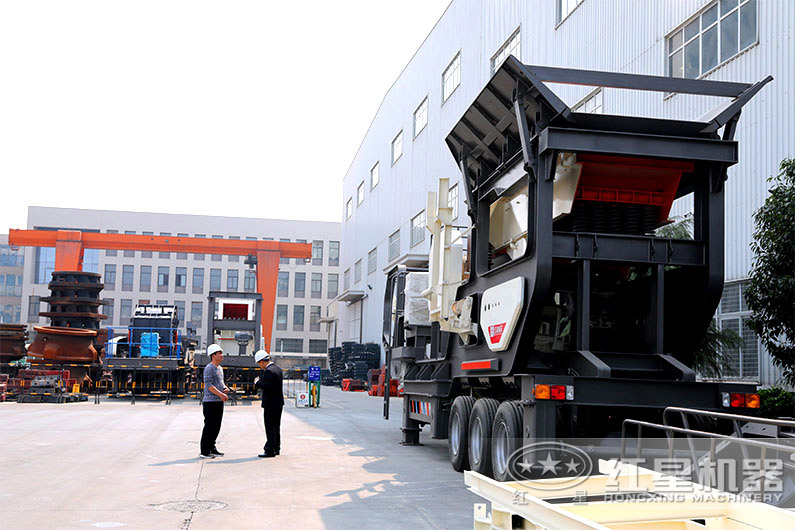 客戶來廠參觀打石沙機 客戶來廠參觀打石沙機