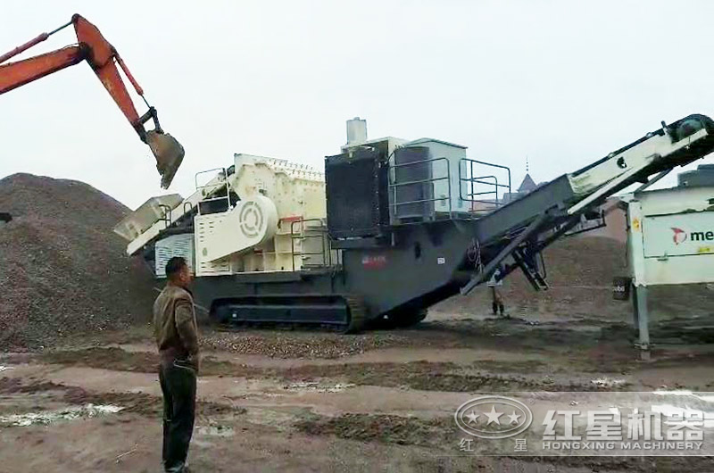 小型移動碎石機(jī)生產(chǎn)線 小型移動碎石機(jī)生產(chǎn)線