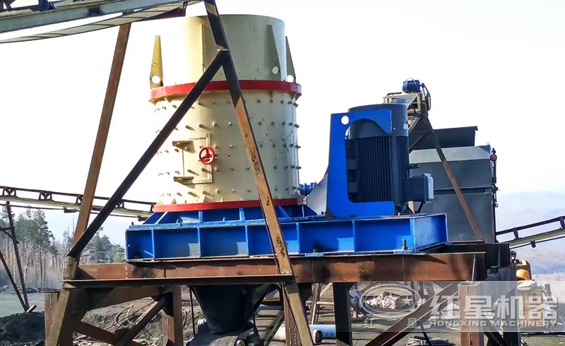 立式制砂機工作現場 立式制砂機工作現場