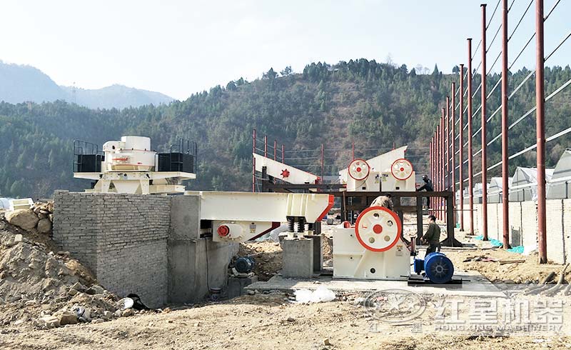 機制砂加工現(xiàn)場實拍 機制砂加工現(xiàn)場實拍